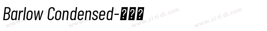 Barlow Condensed字体转换